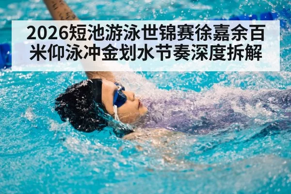 2026短池游泳世锦赛徐嘉余百米仰泳冲金划水节奏深度拆解